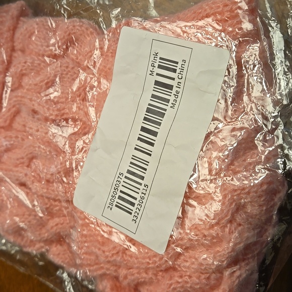 Cozy Knit Pet Sweater for Cats & Dogs - Warm Pullover, PINK, Size M - Picture 8 of 8